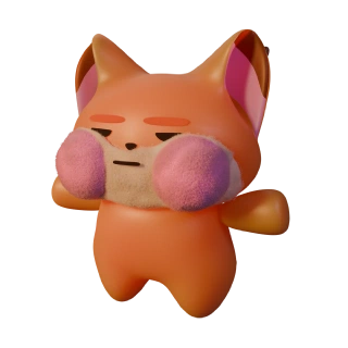 Cheeks + mouth has fur now