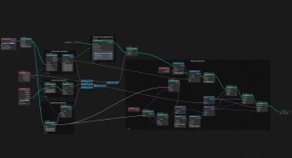 Blender Geometry nodes to clean hairs where unwanted, and move those that would clip