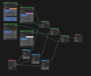 Shader node in blender to select the right hair material based on the underlying material (selected thanks to another geometry nodes)