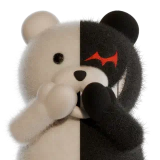 Old version of Monokuma with big smile