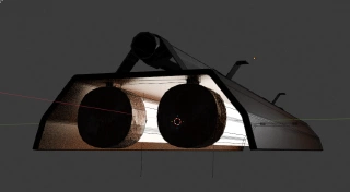 Neon fixture in viewport
