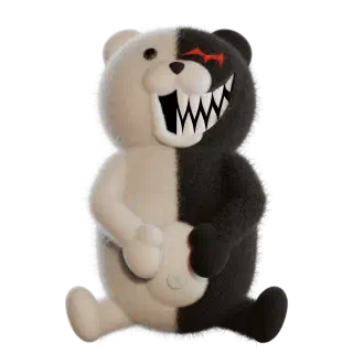 Monokuma with big smile